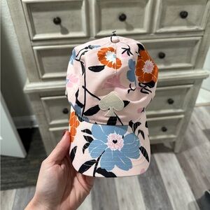 Kate Spade Floral Pink Baseball Cap